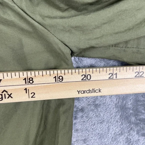 Anthropologie Mare Mare Blouse Medium Green Long-Sleeve V Neck Ruffled Bohemian - Picture 5 of 7